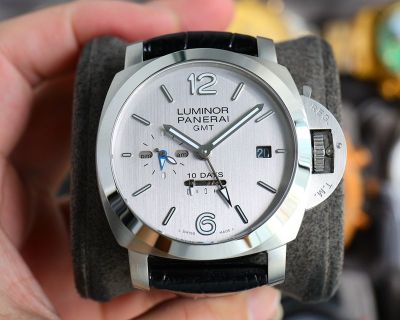 Panerai 2555 Automatic Movement 44MM Stainless Steel White Watch